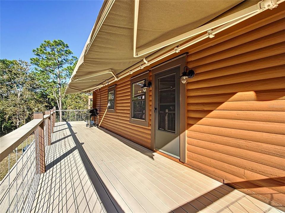 Home features 1100sf of deck