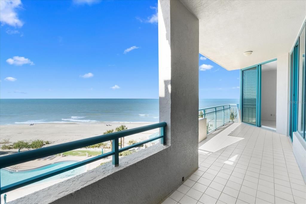 Balcony off the guest bedroom