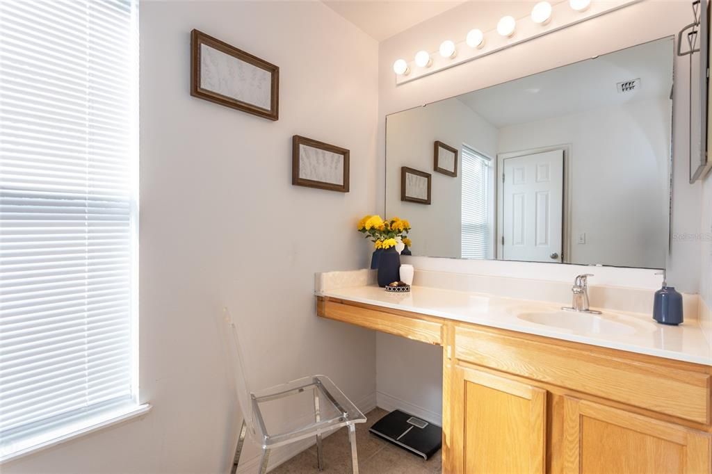 Master bath vanity area