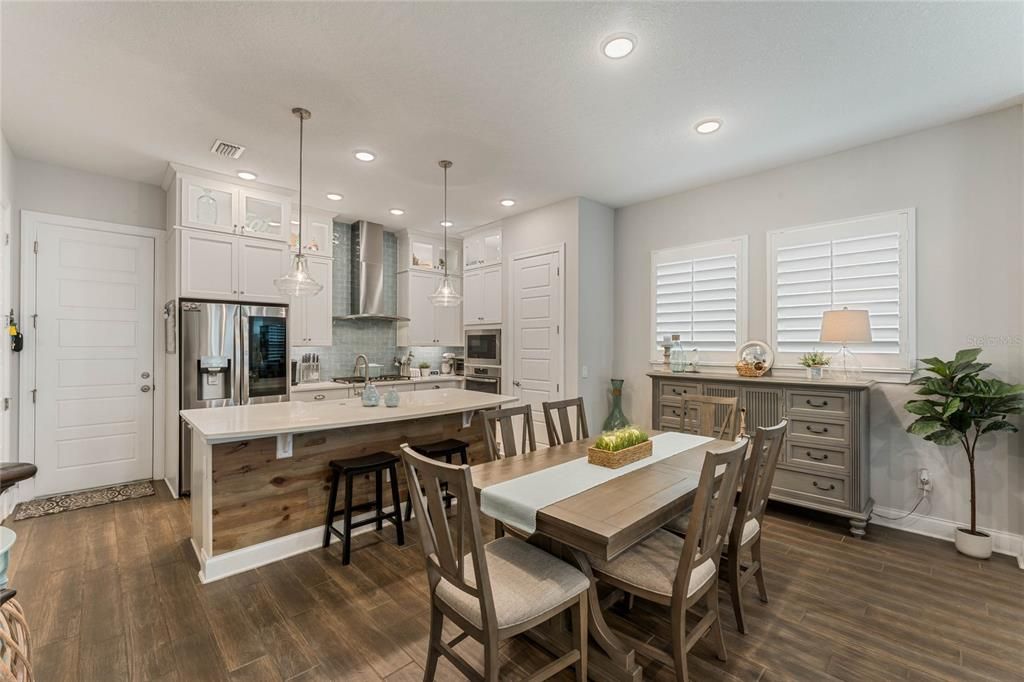 Dining Room and Kitchen