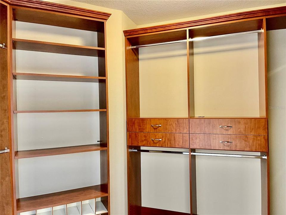 walk-in closet in master suite