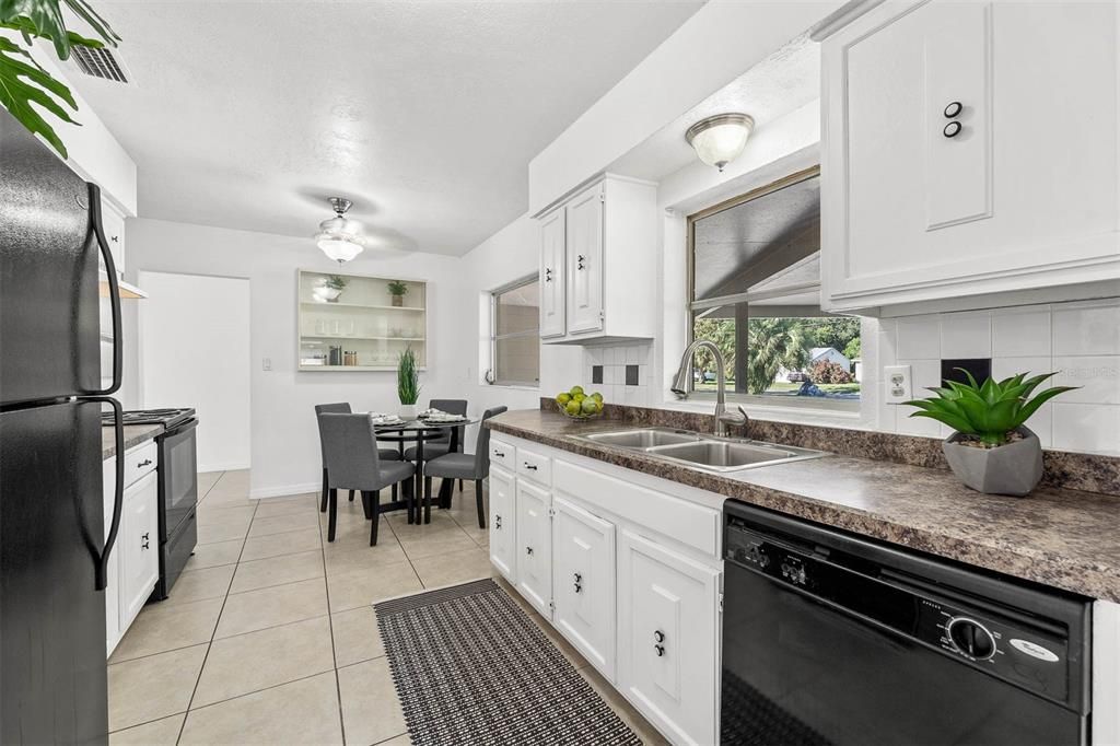 Kitchen and Kitchen dining room