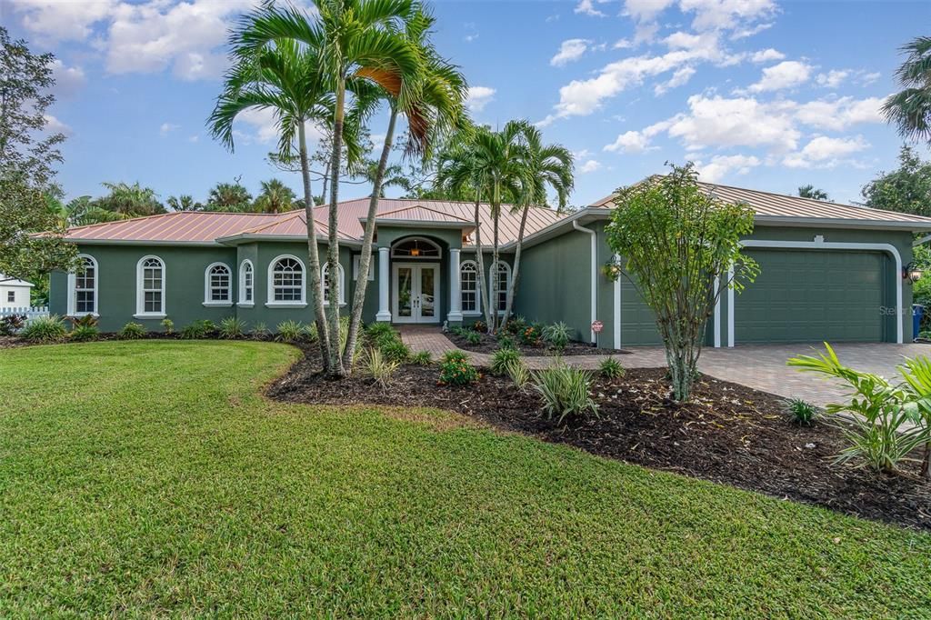 Nicely landscaped with 3 car garage