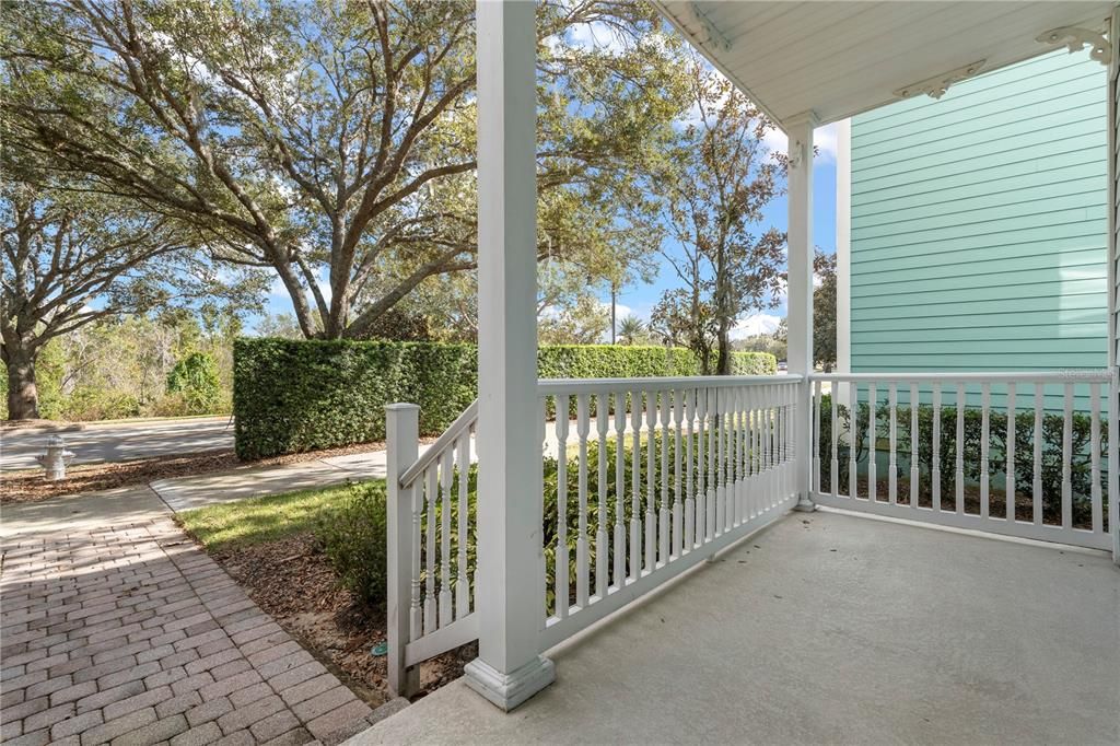 1st floor balcony