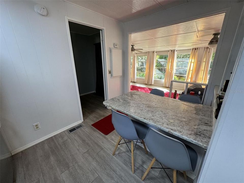 Eat in area of kitchen and Florida room