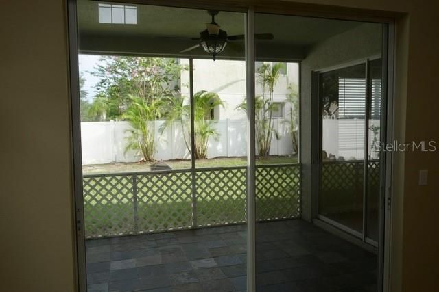 Covered lanai with new screens and door