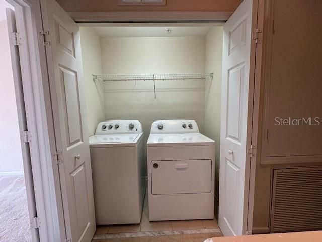 In-unit washer and dryer