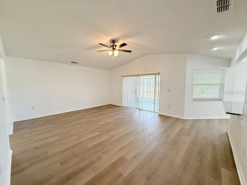 Layout of Family Room.