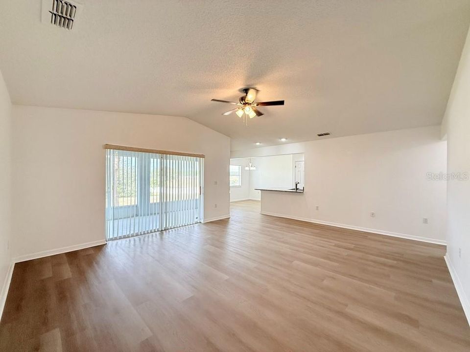 Layout of Family Room.