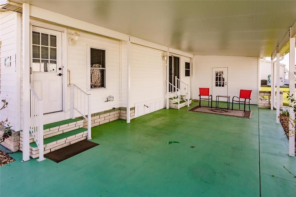 Covered carport parking