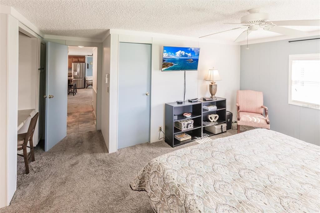 Master Bedroom with 2 walk-in closets