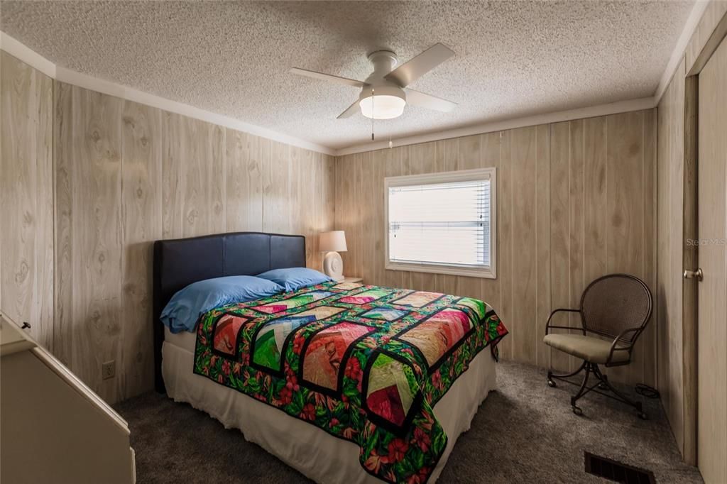 Bedroom with New Queen Mattress