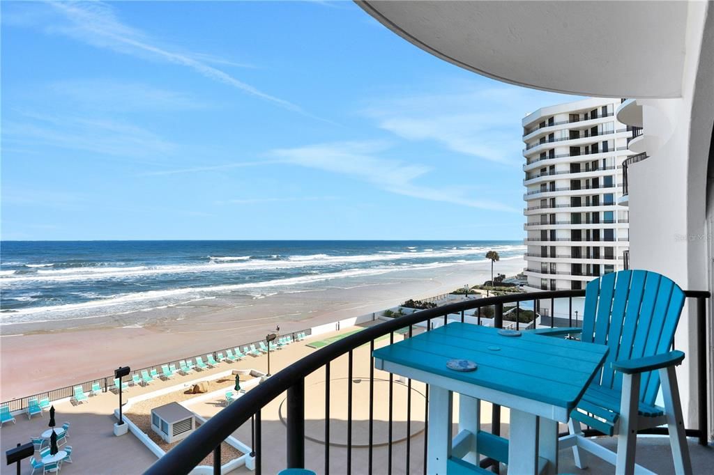 ocean front balcony