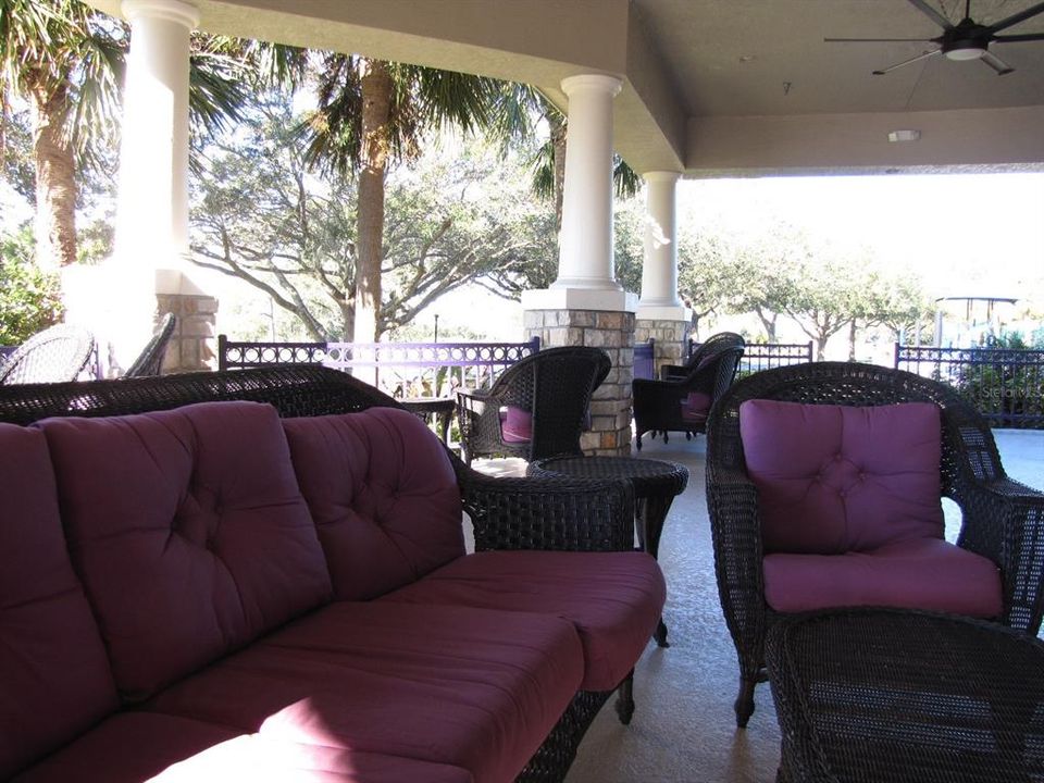 Veranda outside Clubhouse