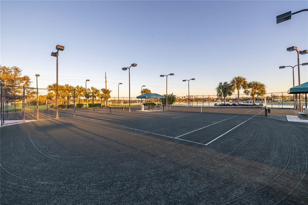 tennis courts