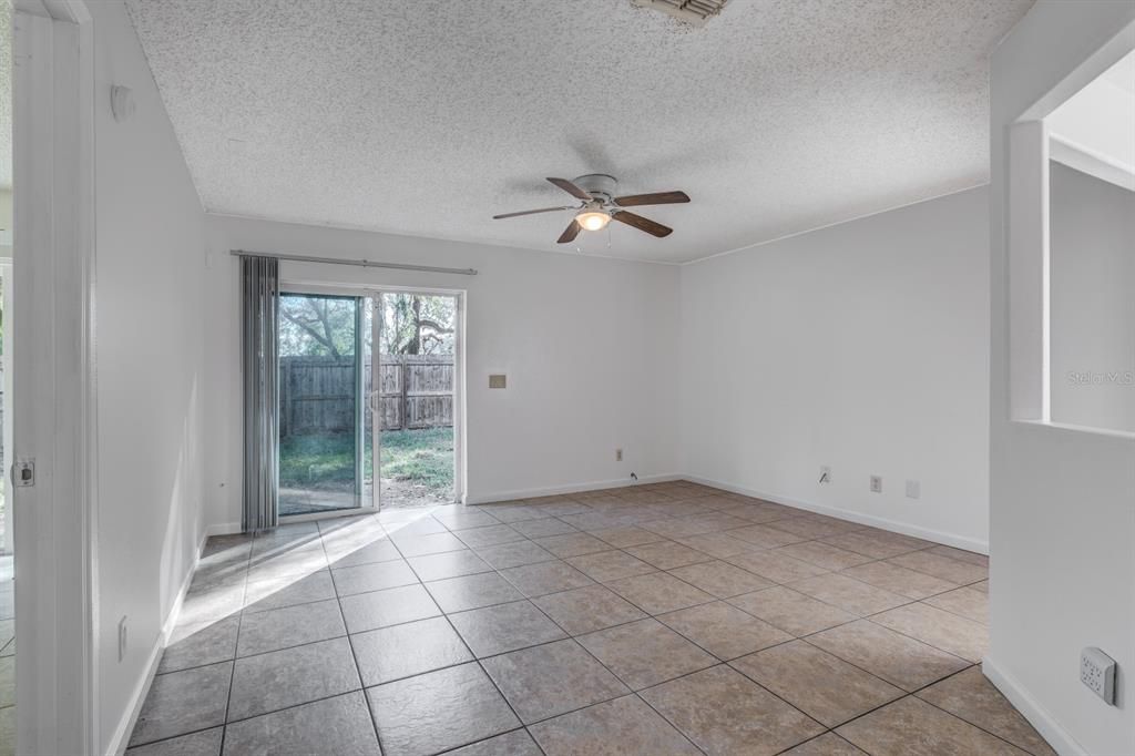 Great room connected to kitchen