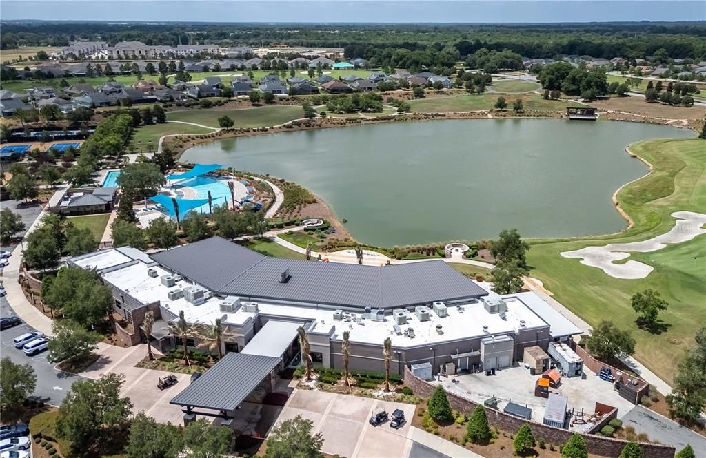 Aerial of pool/clubhouse