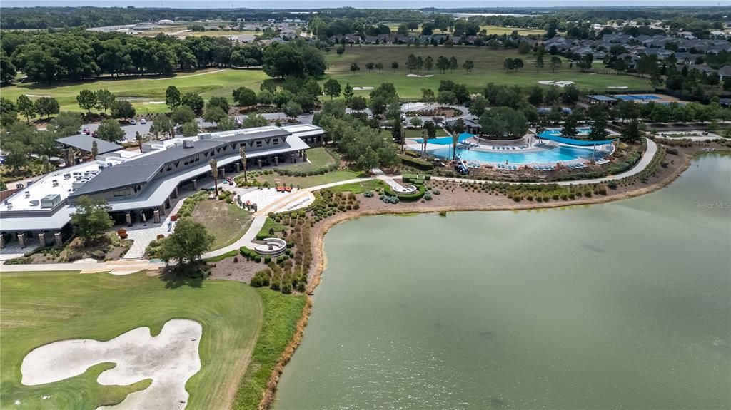 Aerial of pool/clubhouse