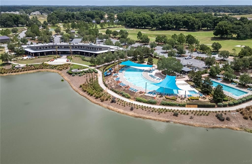 Aerial of pool/clubhouse