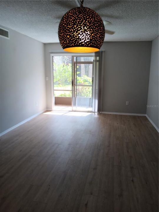 View from great room toward bedrooms and bathroom