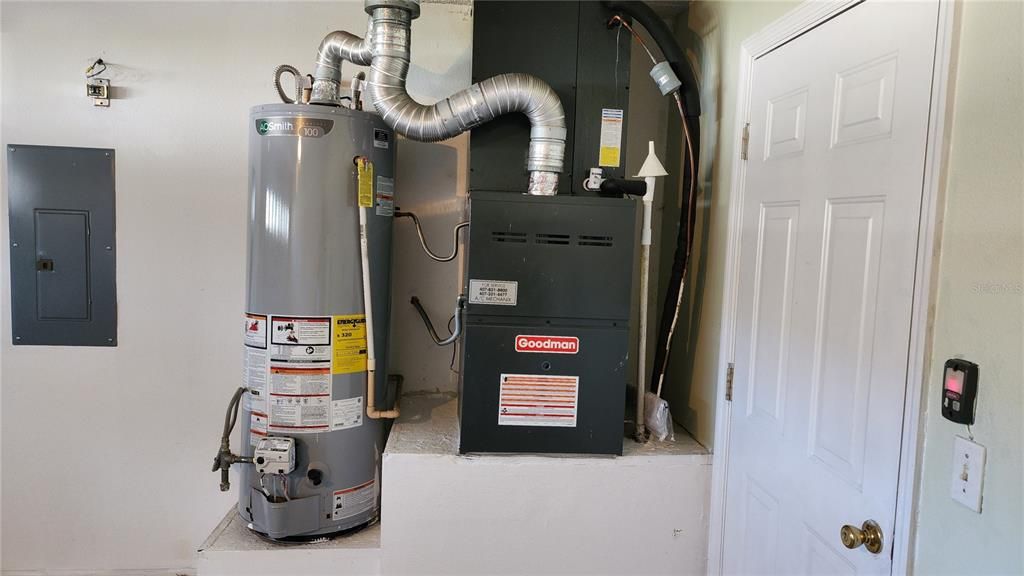 Gas Hot Water Heather and Gas Furnace