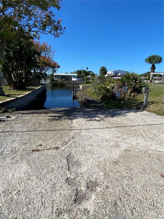 Signal Cove Members private boat ramp