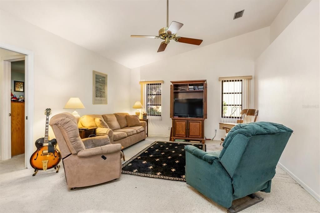 Family Room off of kitchen