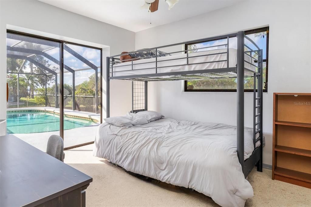 Guest room off of pool