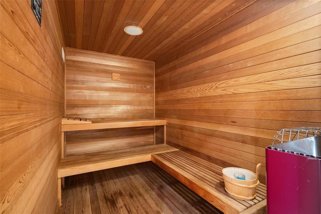 Heated Sauna