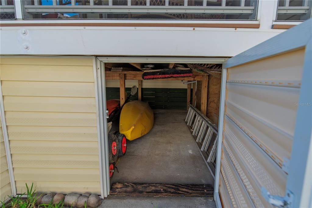 Storage with Concrete Floor