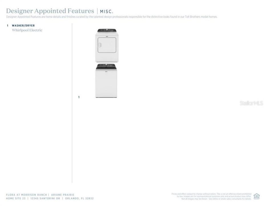 Whirlpool washer and dryer