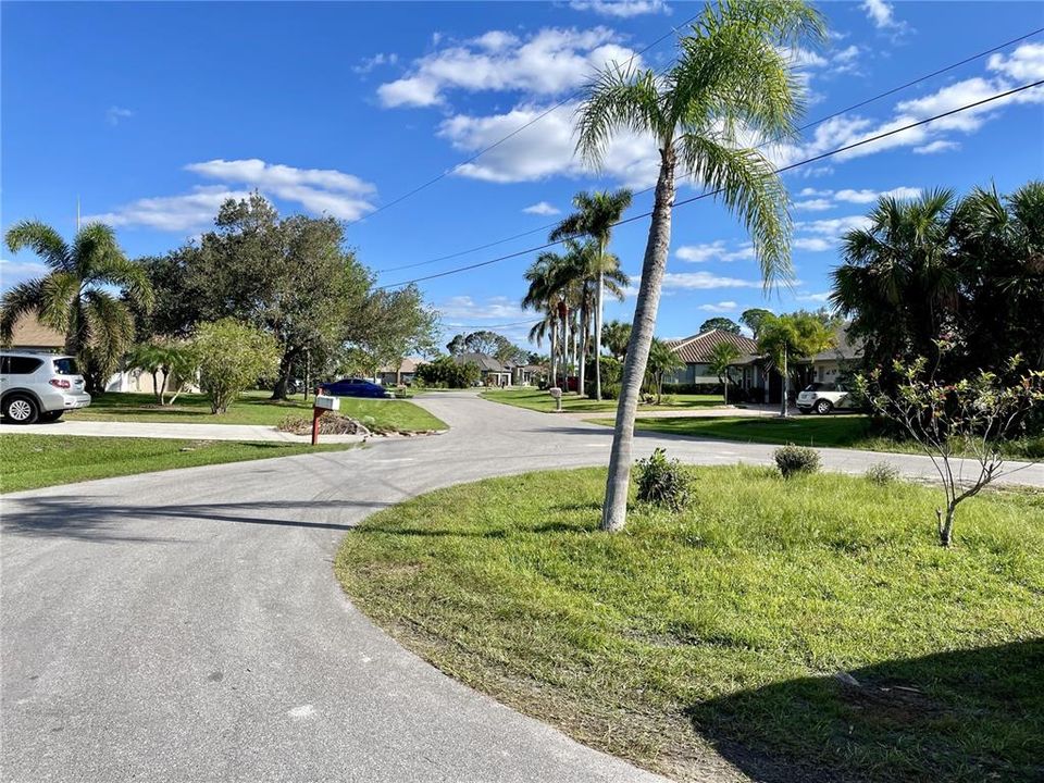 view up the street