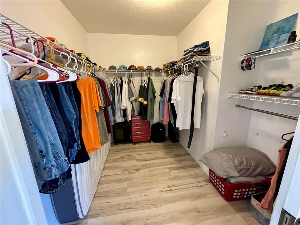 HUGE walk-in closet