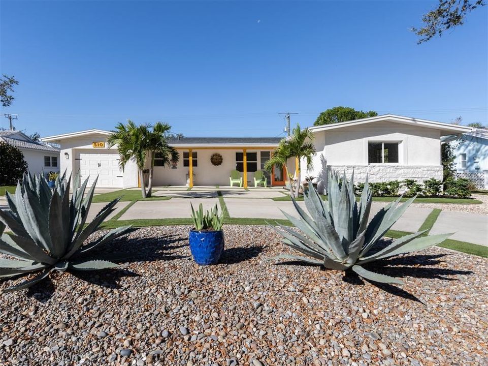 Single family home beautifully updated, easy to care for, and low maintenance on Venice Island.