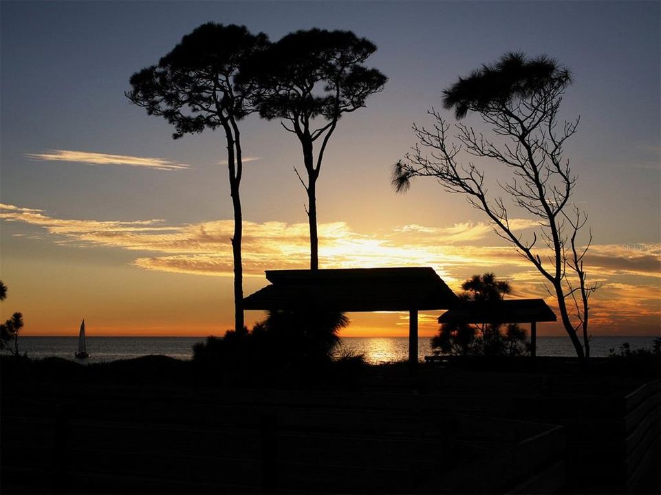 Sunset at Venice beach