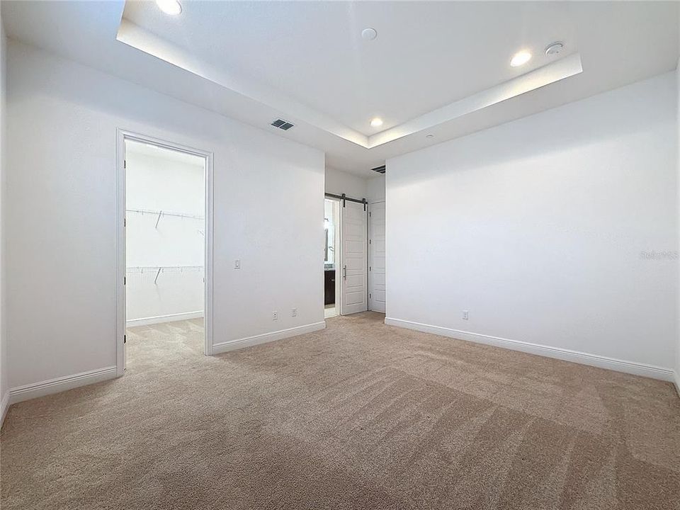 Primary Bedroom- Tray Ceiling