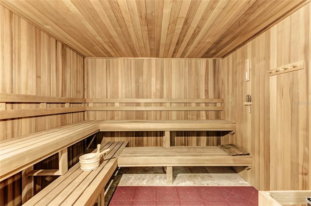 Sauna at Clubhouse