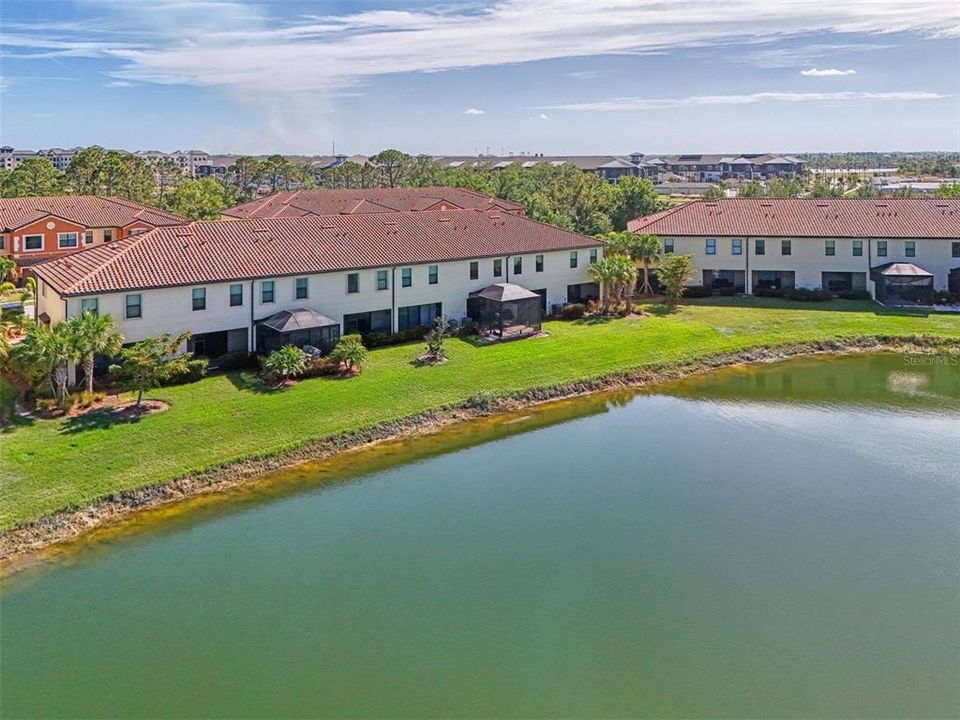 From Lake Showing Lanai & Cage