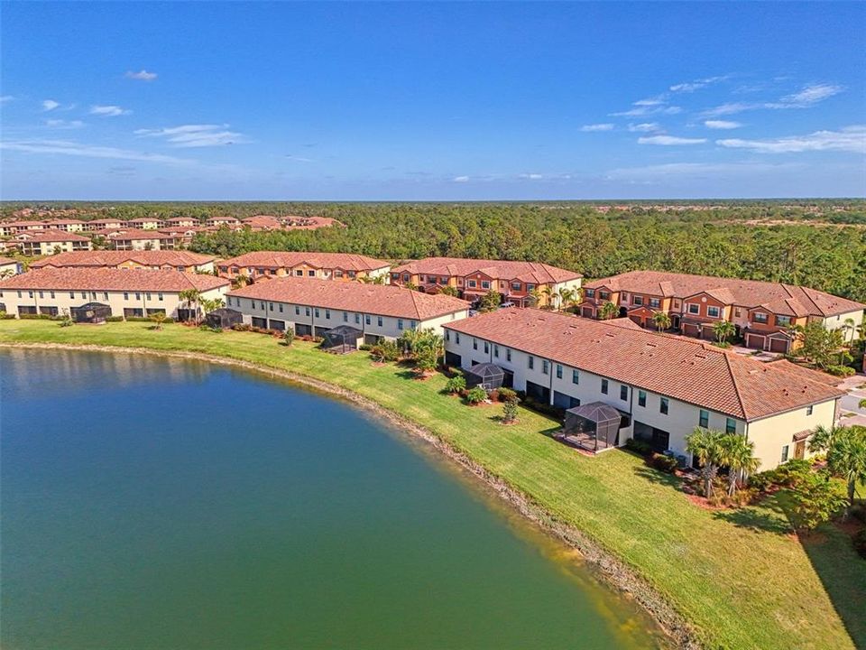 From Lake Showing Lanai & Cage