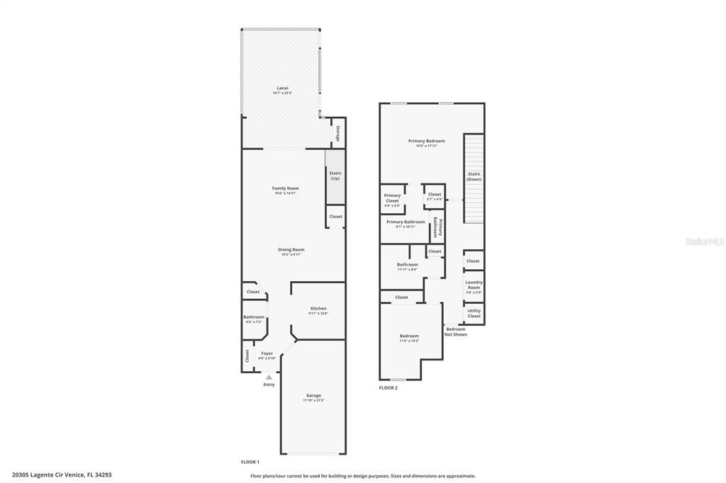 Floor Plan of Lower & Upper Floors