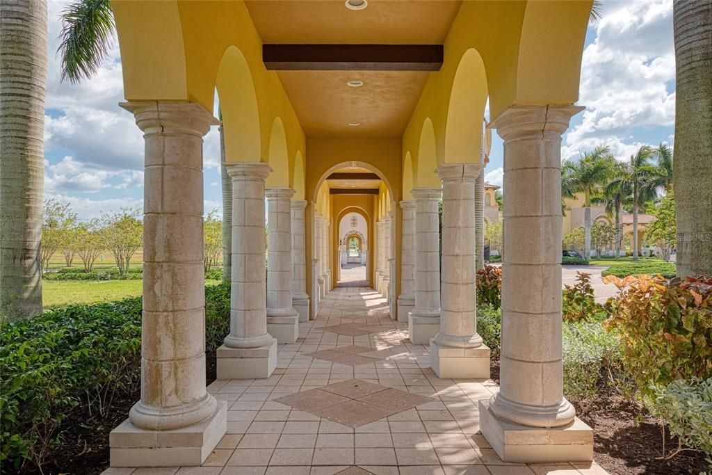 Walkway at Clubhouse