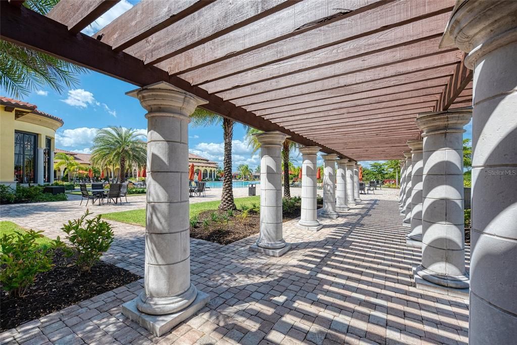 Covered Walkway to Community Pool