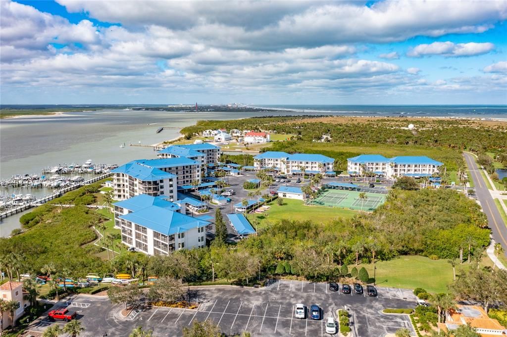 Looking north at Ponce Inlet.