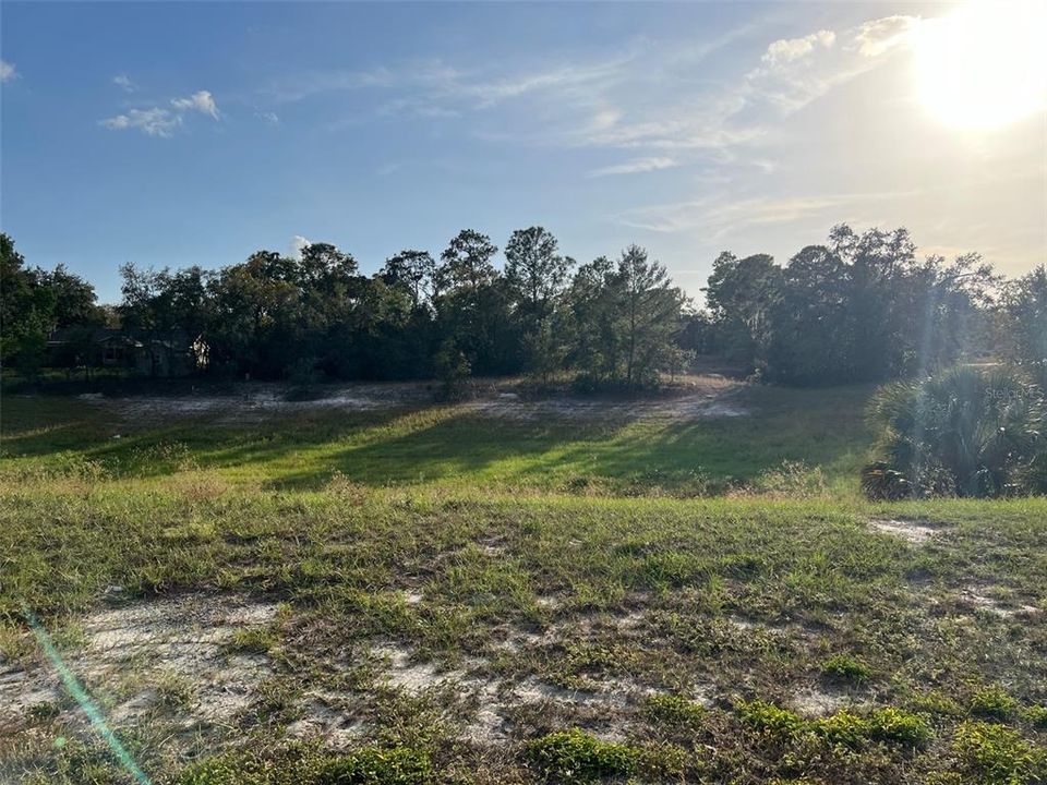 Pic of back of lot looking from Corrinthian and across a water retention