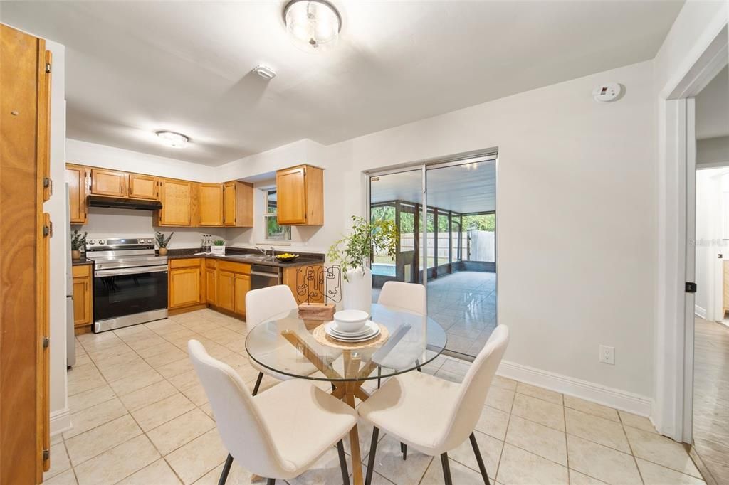 Dining Room and Kitchen Combo