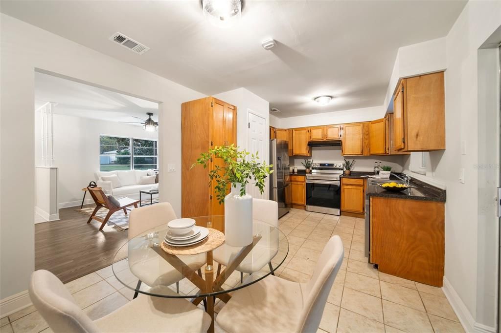 Dining Room and Kitchen Combo