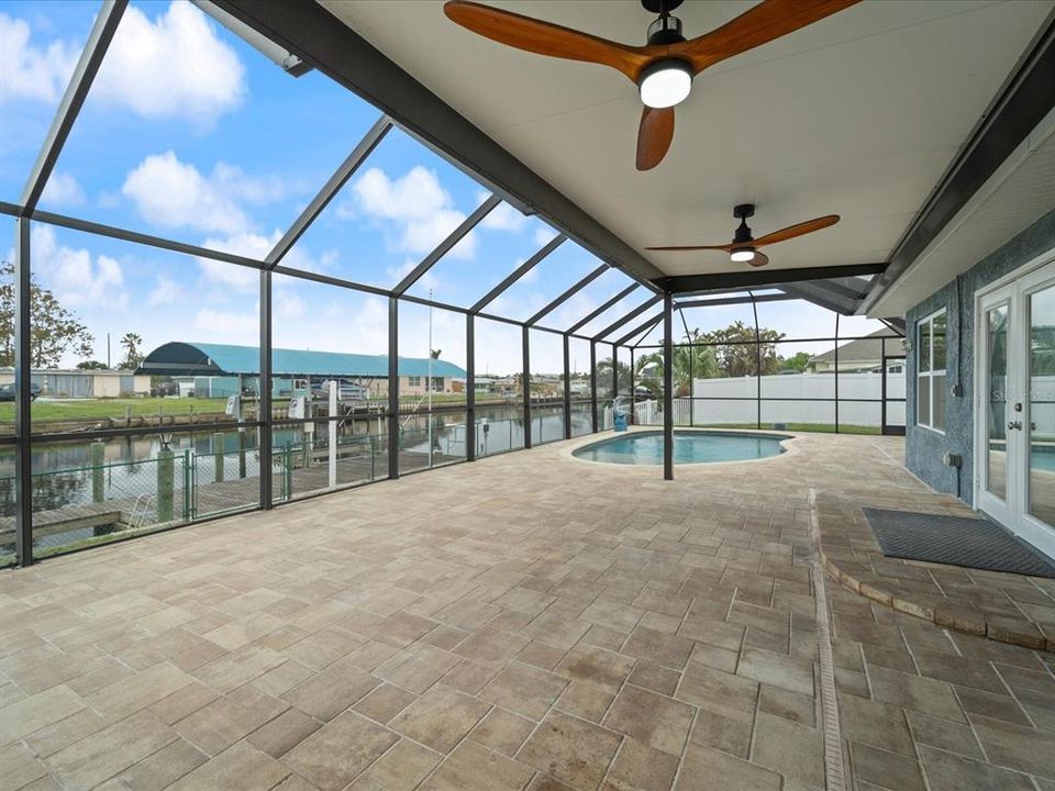 Expansive 53' pool deck