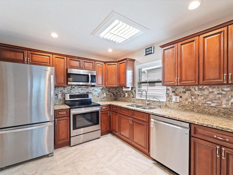 Remodeled kitchen