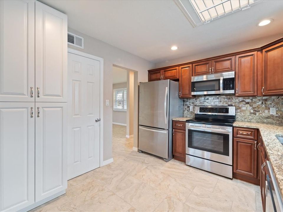 Kitchen with pantry