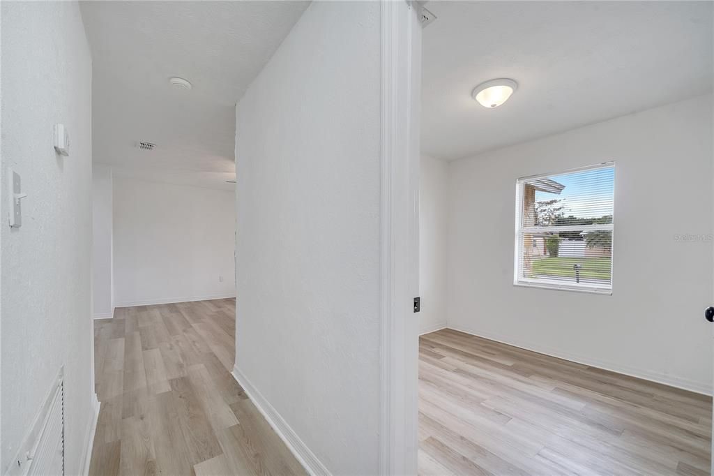 Hallway and Bedroom 1